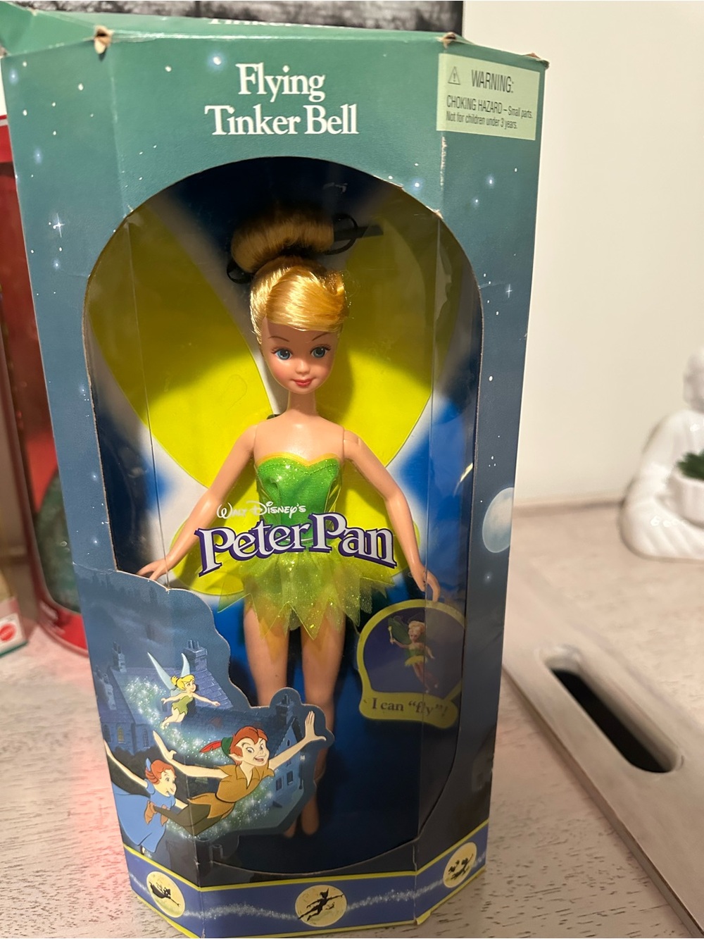 Disney Tinker Bell Doll in Green and Yellow Outfit